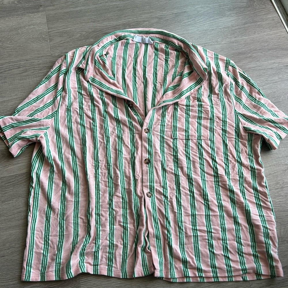 Unisex button down shirt